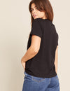 Black Women's Classic Crew Neck T-Shirt Boody