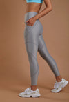 Women's Contour Leggings - Grey numbatsport