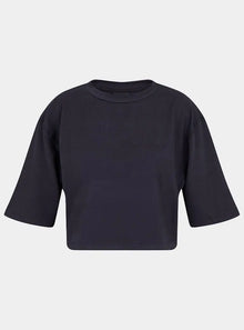  Women's Essential Crop Top - Black numbatsport