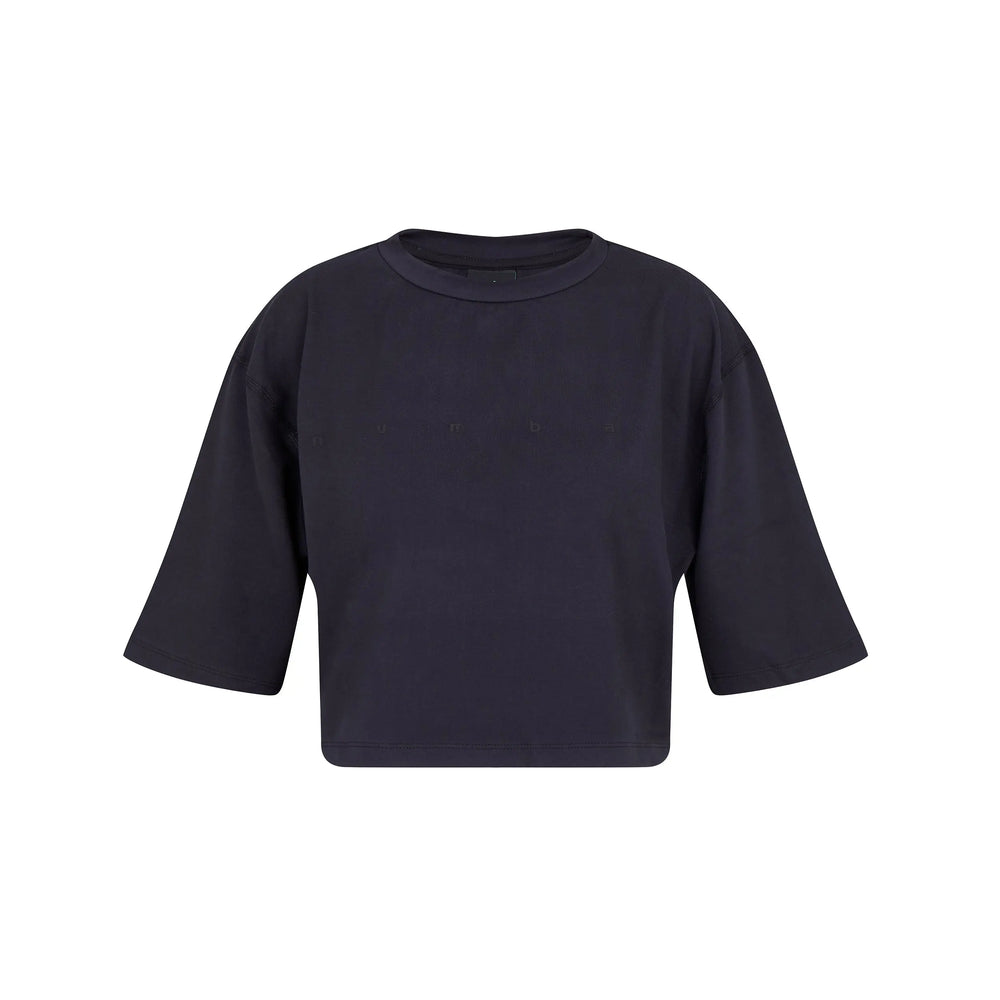 Women's Essential Crop Top - Black numbatsport