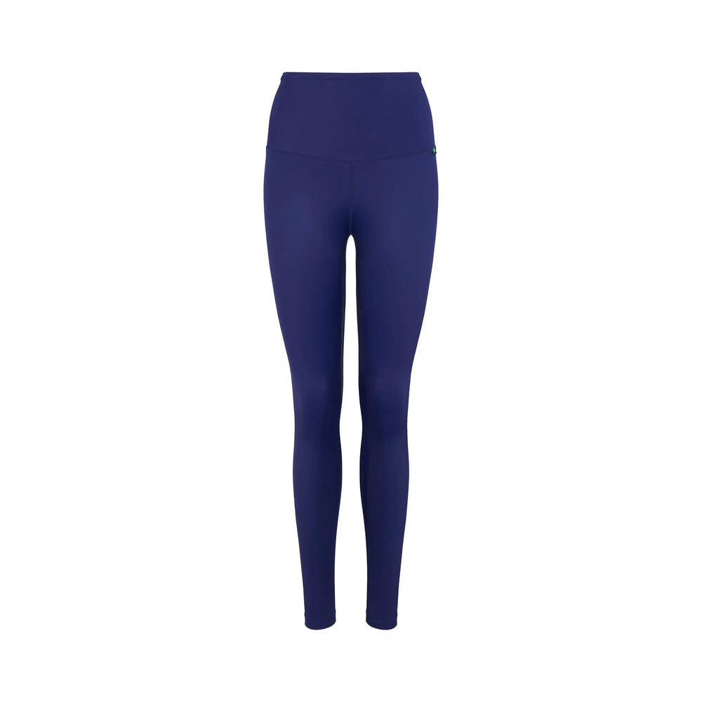 Women's Running Leggings - Navy numbatsport