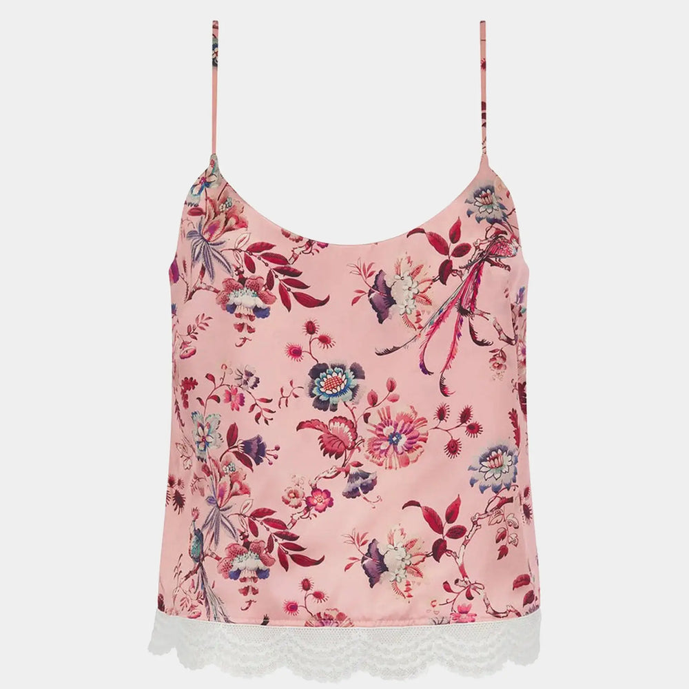 Women's Silk Camisole Top Made With Liberty Fabric JANNAH Coco & Wolf