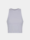 Women's Smooth Crop Tank - Grey numbatsport