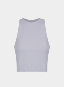  Women's Smooth Crop Tank - Grey