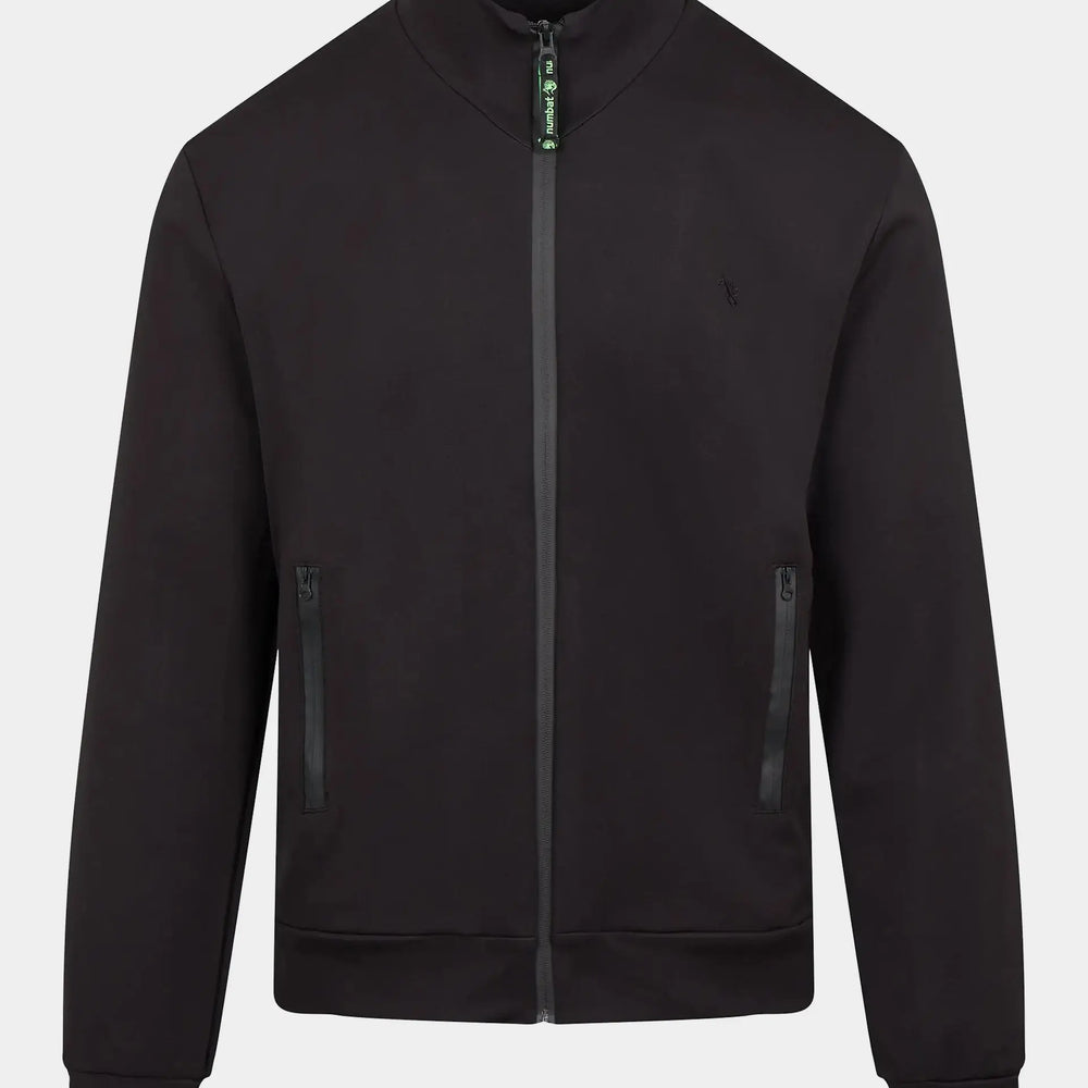 Women's Track Jacket - Black numbatsport