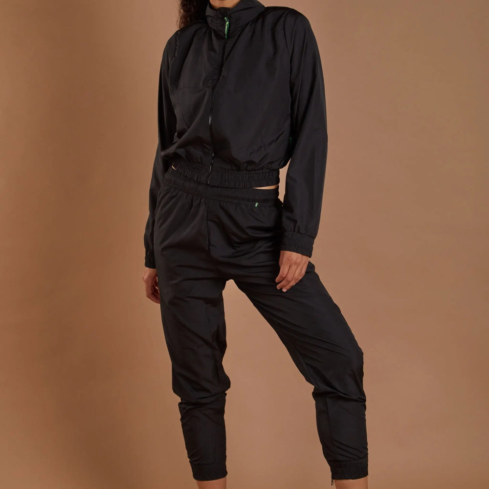 Women's Track Jacket - Black numbatsport