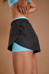 Women's Track Shorts - Black numbatsport