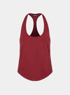 Women's Training Tank - Burgundy numbatsport