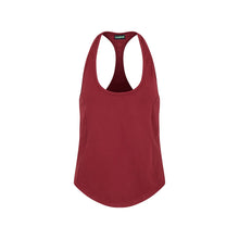  Women's Training Tank - Burgundy numbatsport