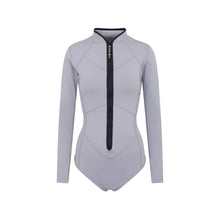  Women's Vitality Bodysuit - Grey numbatsport