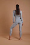 Women's Vitality Bodysuit - Grey numbatsport