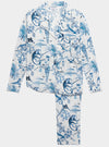 Chinoiserie Whimsy Women's Long Sleeve Organic Cotton Pyjama Trouser Set