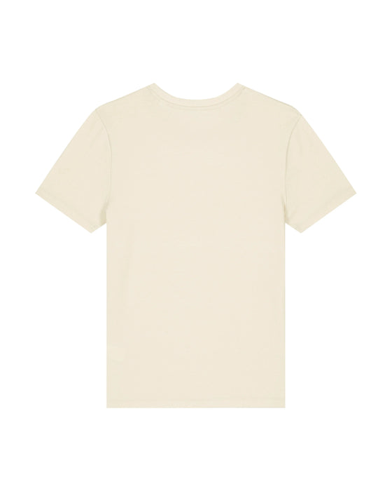 Womens Organic Cotton Fitted T-Shirt in Natural Cotton hewn.