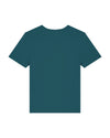 Womens Organic Cotton Fitted T-Shirt in Ocean Blue hewn.