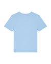 Womens Organic Cotton Fitted T-Shirt in Sky Blue hewn.