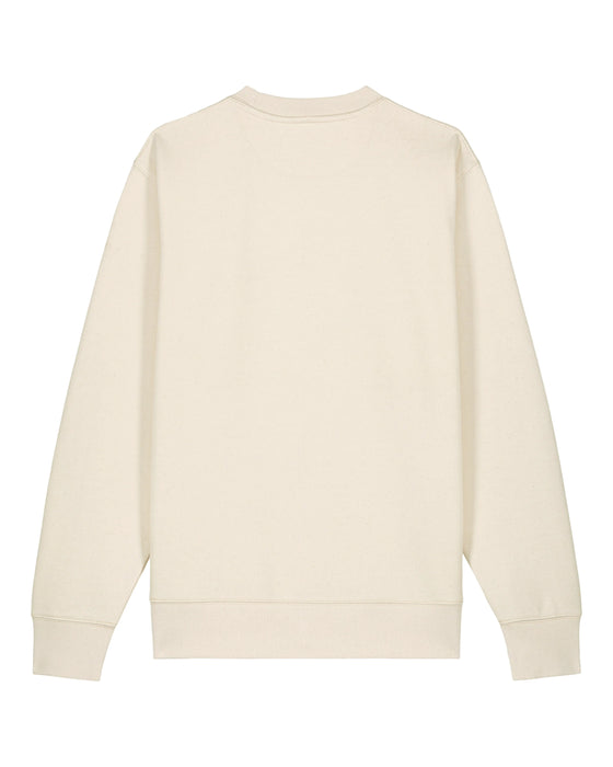 Womens Organic Cotton Relaxed-Fit Sweatshirt in Natural Cotton hewn.