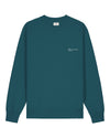 Womens Organic Cotton Relaxed-Fit Sweatshirt in Ocean Blue hewn.