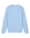 Womens Organic Cotton Relaxed-Fit Sweatshirt in Sky Blue hewn.