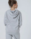 Womens Organic Cotton Relaxed-Fit Zip Hoodie in Sky Blue hewn.