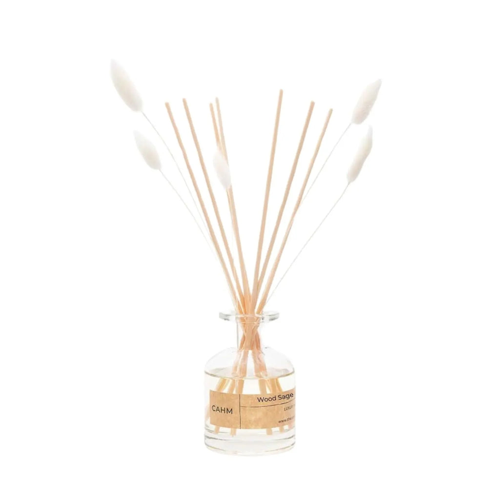 Wood Sage & Sea Salt Reed Diffuser - Clear CAHM