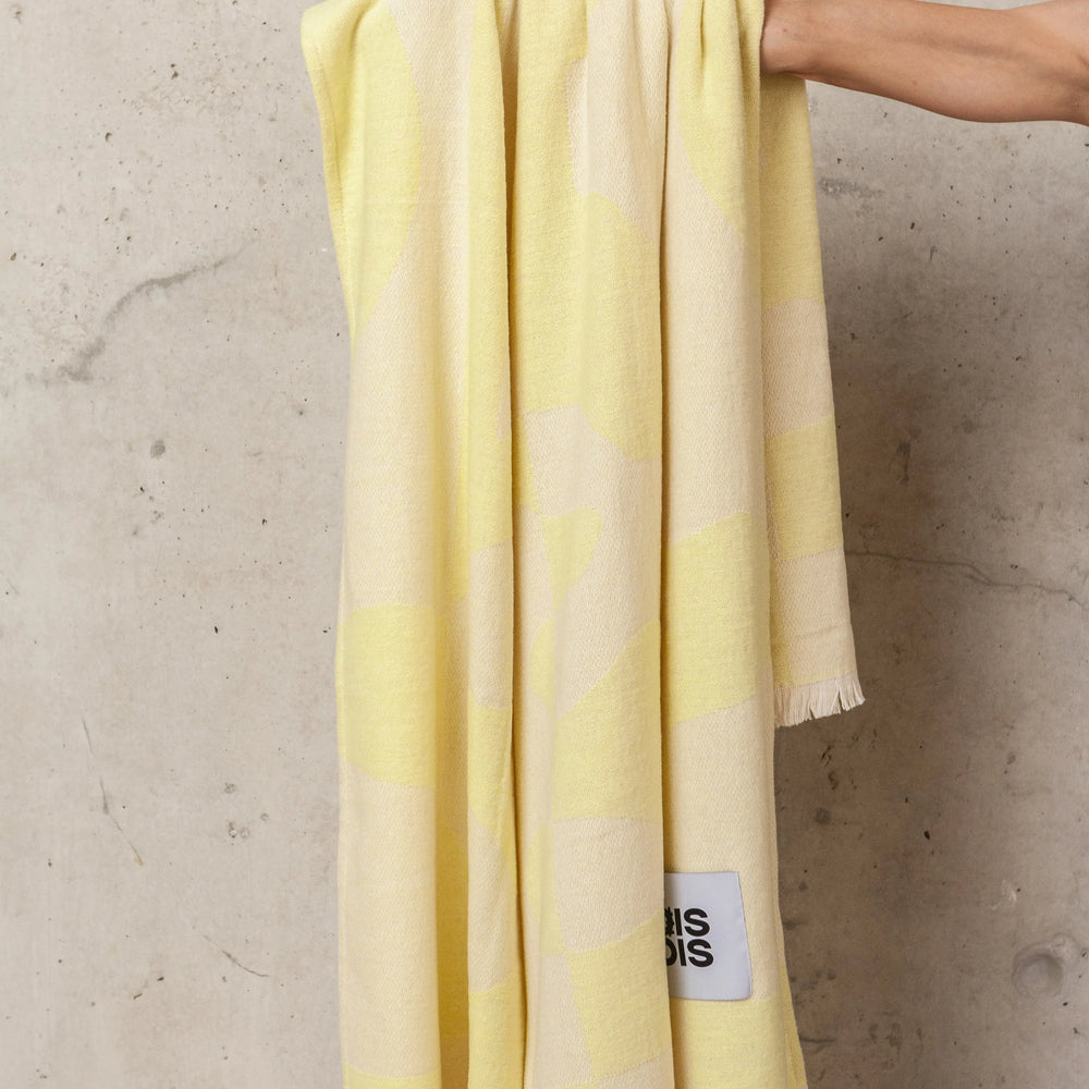 Yellow Blumen Blanket DoisDois