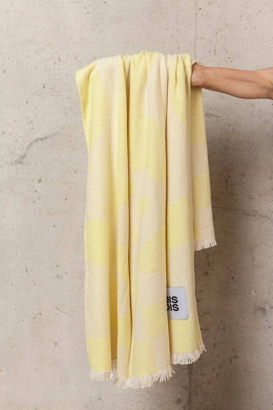 Yellow Blumen Blanket DoisDois