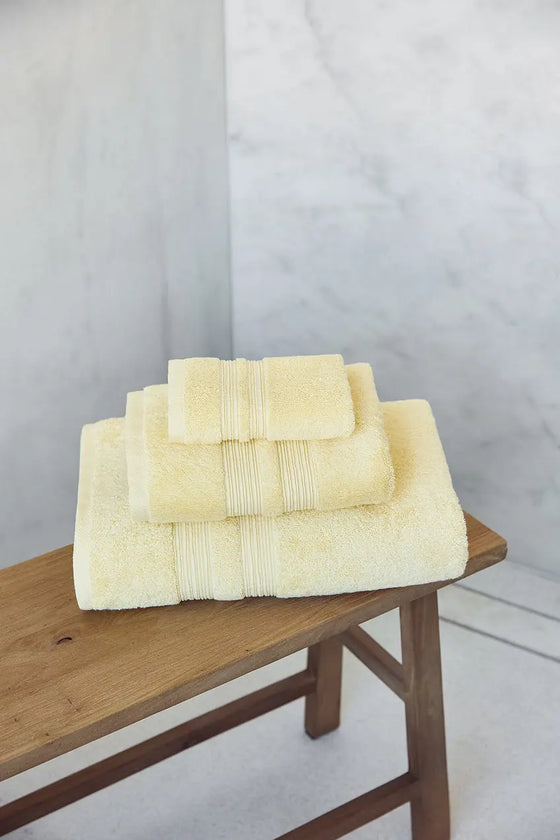 Yellow Elegance Cotton Towel Torres Novas