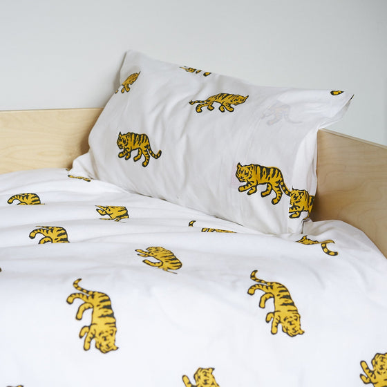 Tiger Toddler Cot Bed Duvet Set