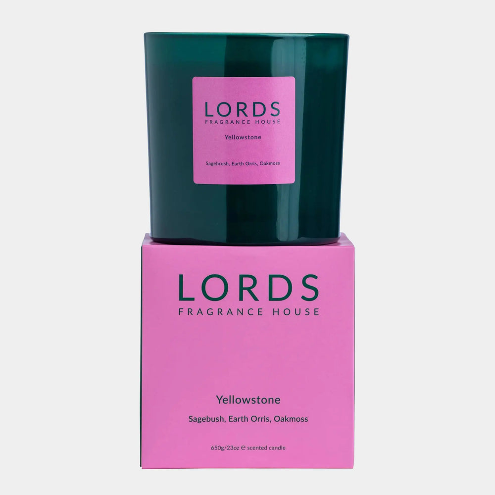 Yellowstone 3 Wick Candle Lords Fragrance House