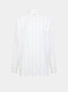 Yew Striped Ethical-Cotton Shirt - Summer Sand Beige Peachaus