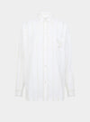 Yew Striped Ethical-Cotton Pyjama Shirt - Summer Sand Beige