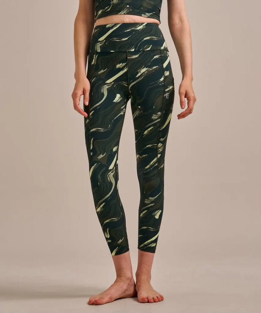 Zebrano Print Enduro Side Pocket Leggings BAM Clothing