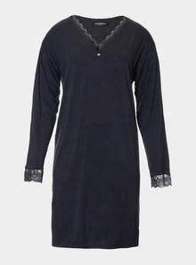  Raven Bamboo Lace Nightdress