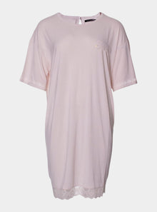  Pink Bamboo Classic Tee Dress