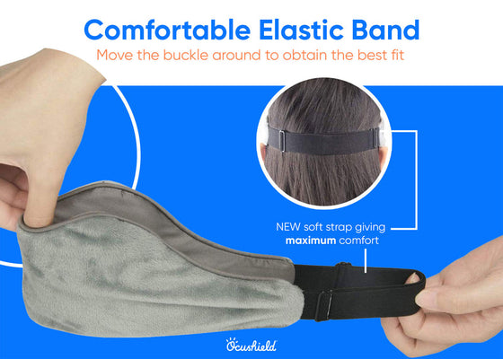 Ocushield Eye Mask for Improved Sleep | Bamboo Weighted & Blackout