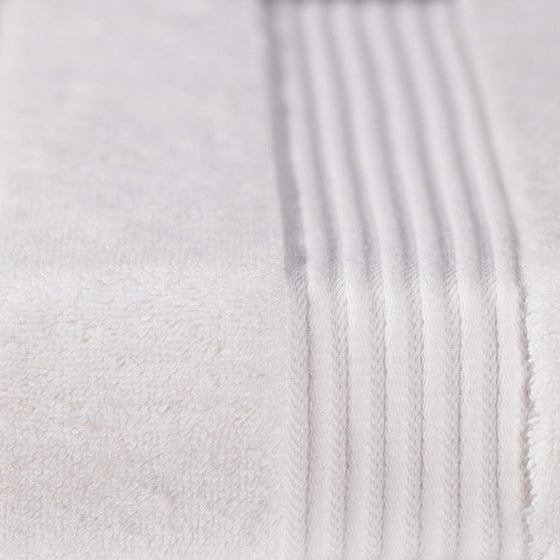 Luxury Bamboo Towel Set in White