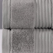  Luxury Bamboo Towel Set in Grey