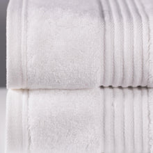  Luxury Bamboo Towel Set in White