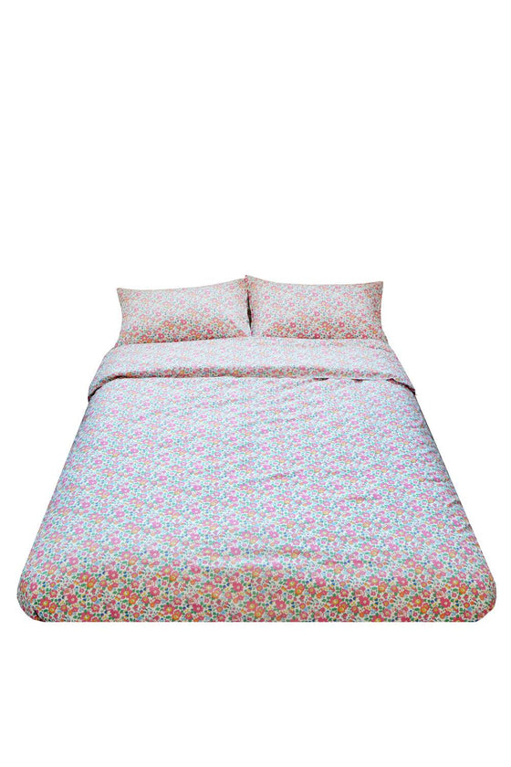 Bedding Made With Liberty Fabric BETSY DEEP PINK