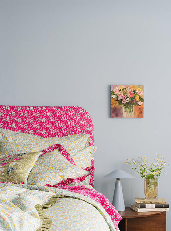 Bedding Made With Liberty Fabric CAPEL FUCHSIA