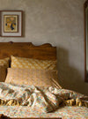 Bedding Made With Liberty Fabric CAPEL MUSTARD