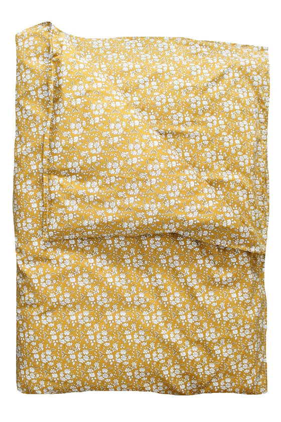 Bedding Made With Liberty Fabric CAPEL MUSTARD