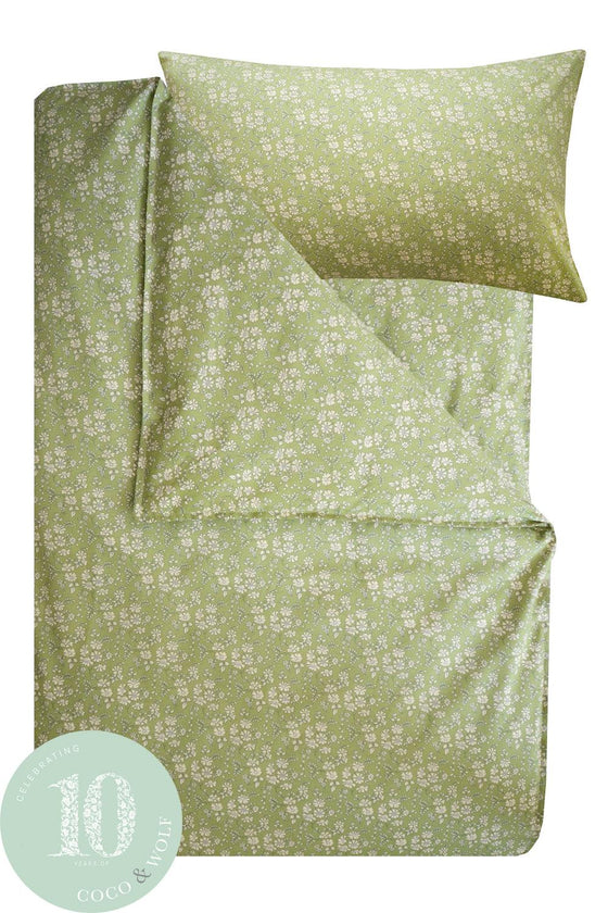 Bedding Made With Liberty Fabric CAPEL PISTACHIO