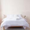 Bella Flannelette - White Bedding