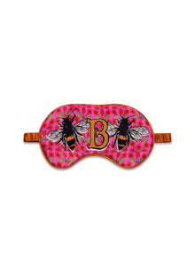  Silk Eye Mask / "B for Bees" Jessica Russell Flint