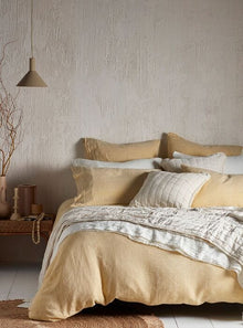  Buttercup 100% Linen Bed Linen
