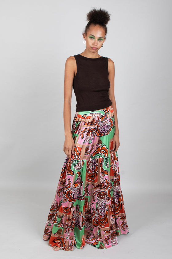 Calliope Tiered Maxi Skirt