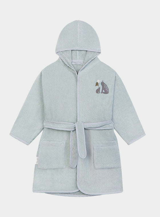 Children's Towelling Robe - Bear