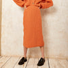 Chloe Co-Ord Midi Skirt - Apricot