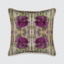  Purple Roses Silk Cushion Long Studio Design